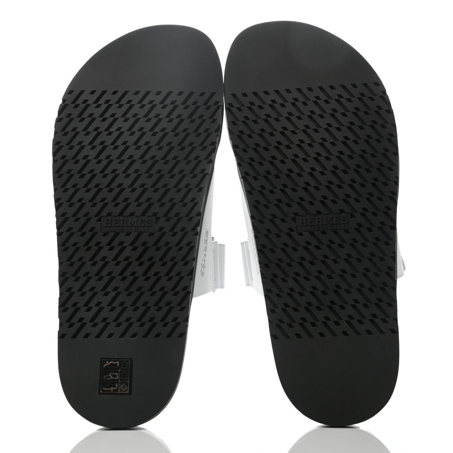 Calfskin Mens Chypre Sandals 43 White