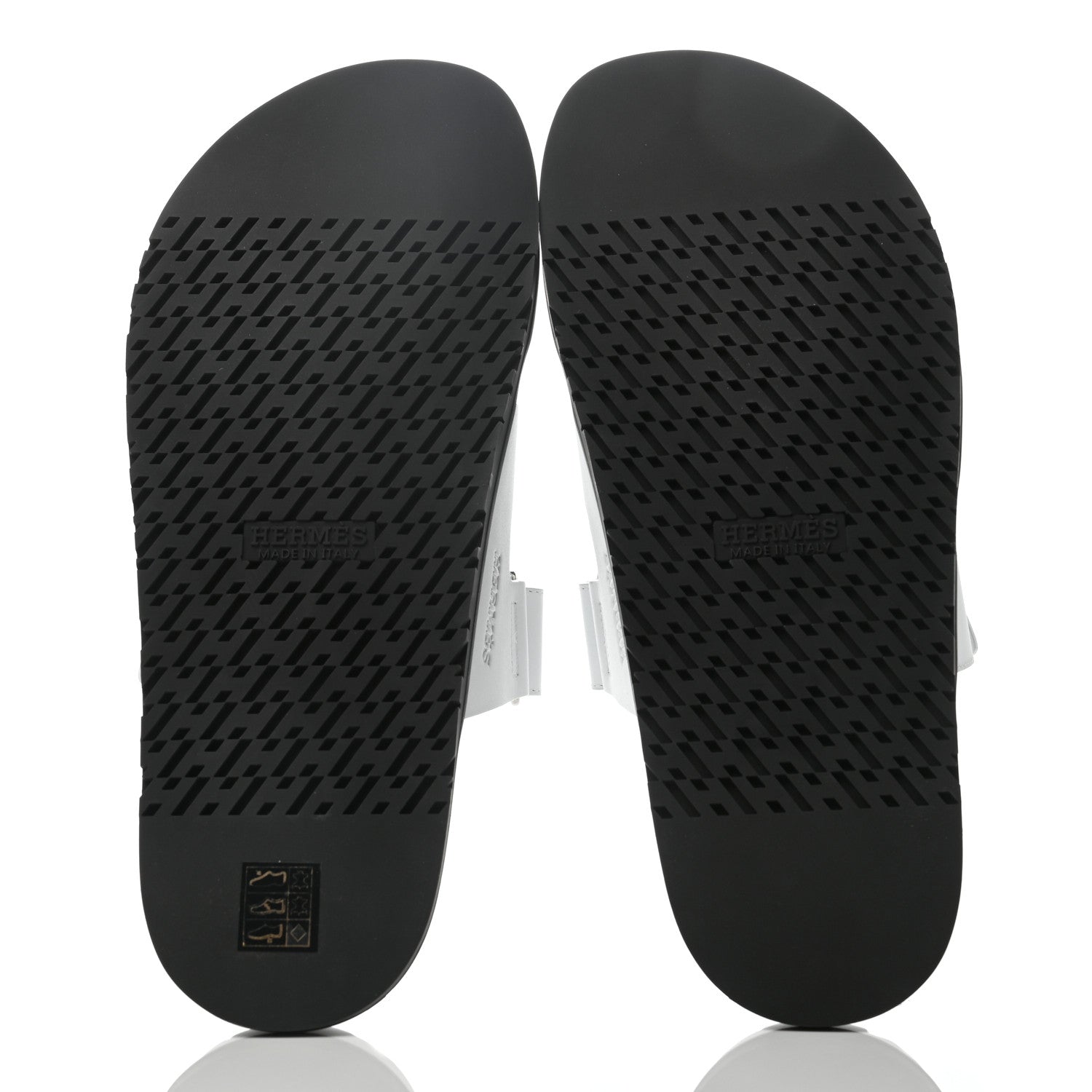 Hermes Calfskin Mens Chypre Sandals 43 White 4 of 6