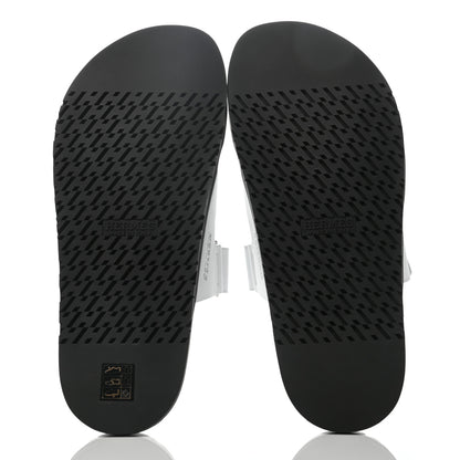 Hermes Calfskin Mens Chypre Sandals 43 White 4 of 6
