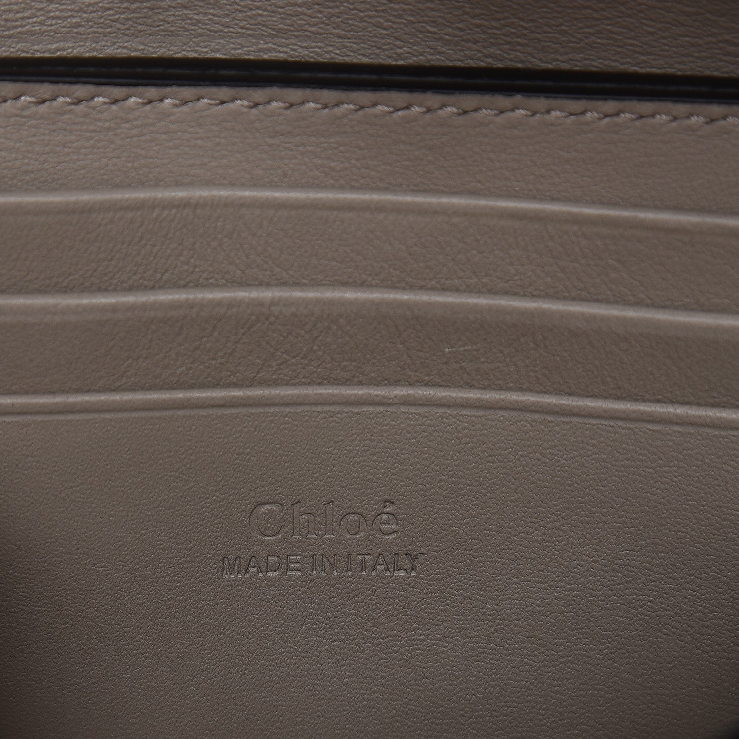 Chloe Suede Calfskin Mini Faye Shoulder Bag Motty Grey 7 of 8