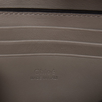 Chloe Suede Calfskin Mini Faye Shoulder Bag Motty Grey 7 of 8
