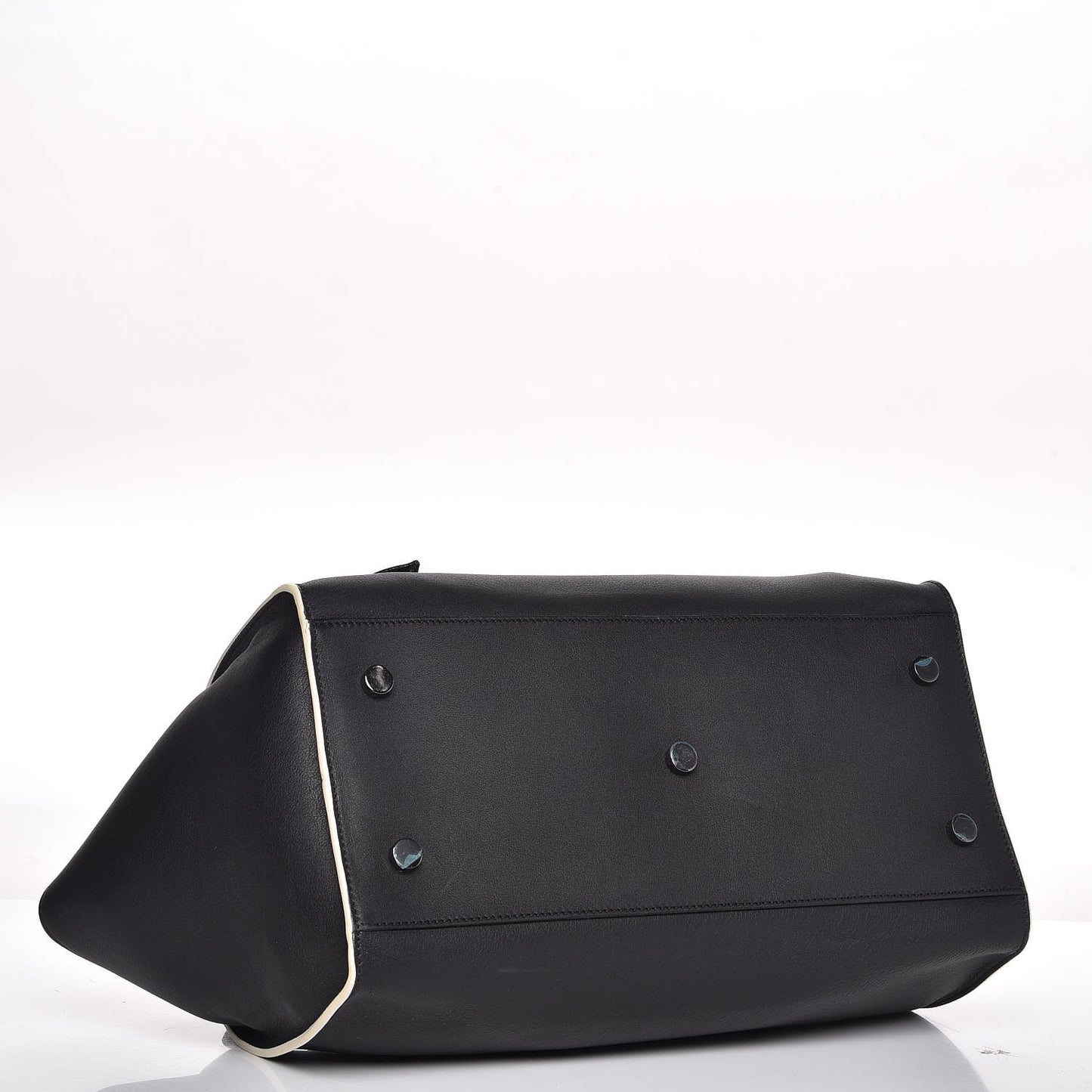 Calfskin Small Monogram Downtown Cabas Black