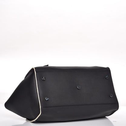 Saint Laurent Calfskin Small Monogram Downtown Cabas Black 4 of 7
