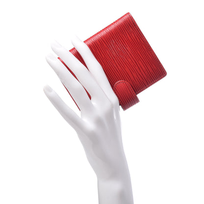 Louis Vuitton Epi Mini Agenda Castillan Red 2 of 7