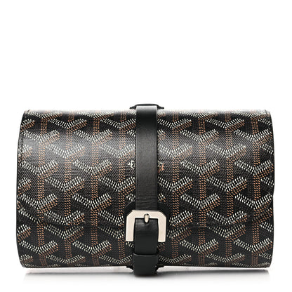 Goyard Goyardine Double Travel Watch Case Black 1 of 9