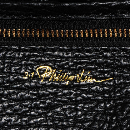 3.1 Phillip Lim 3.1 Textured Calfskin Medium Pashli Satchel Black 8 of 12
