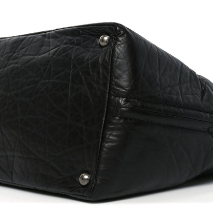 Chanel Aged Calfskin Small Shopping in Moscow Tote Black 10 of 10