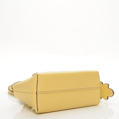 Fendi Vitello Dolce Crystal Croc Tail Mini By The Way Boston Bag Yellow 4 of 7