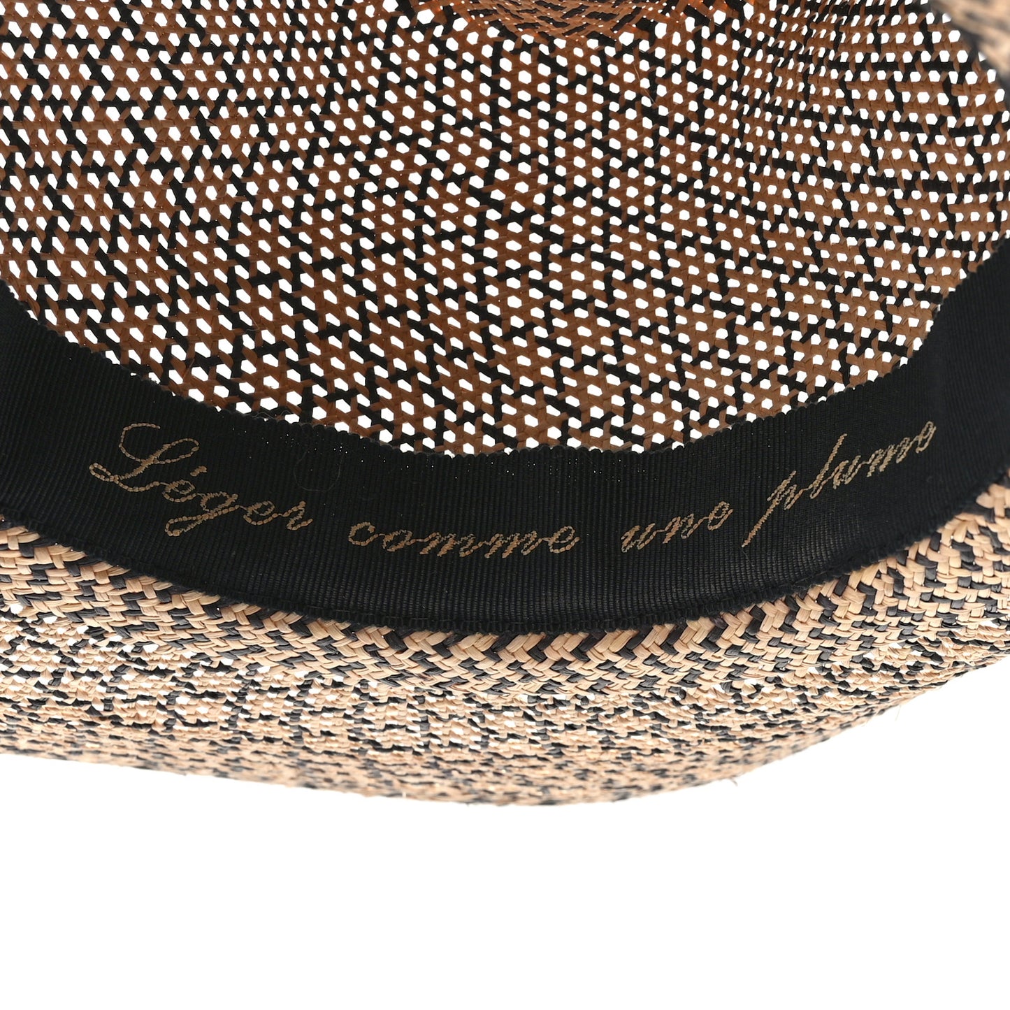 Chapeau Femme Etna Panama Hat 58 Naturel Black