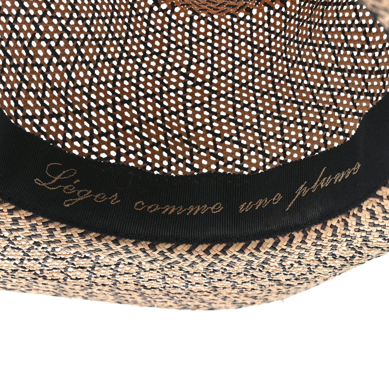 Hermes Chapeau Femme Etna Panama Hat 58 Naturel Black 8 of 8