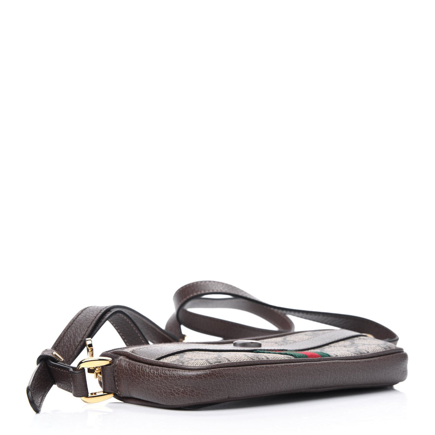 GG Supreme Monogram Web Mini Ophidia GG Bag Brown