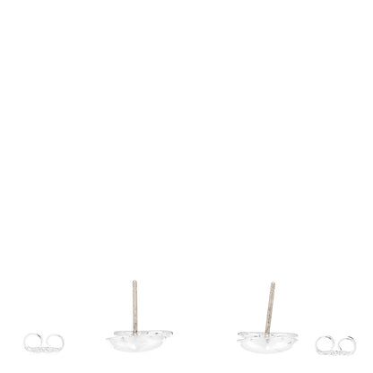 Tiffany Sterling Silver Double Heart Earrings 3 of 4