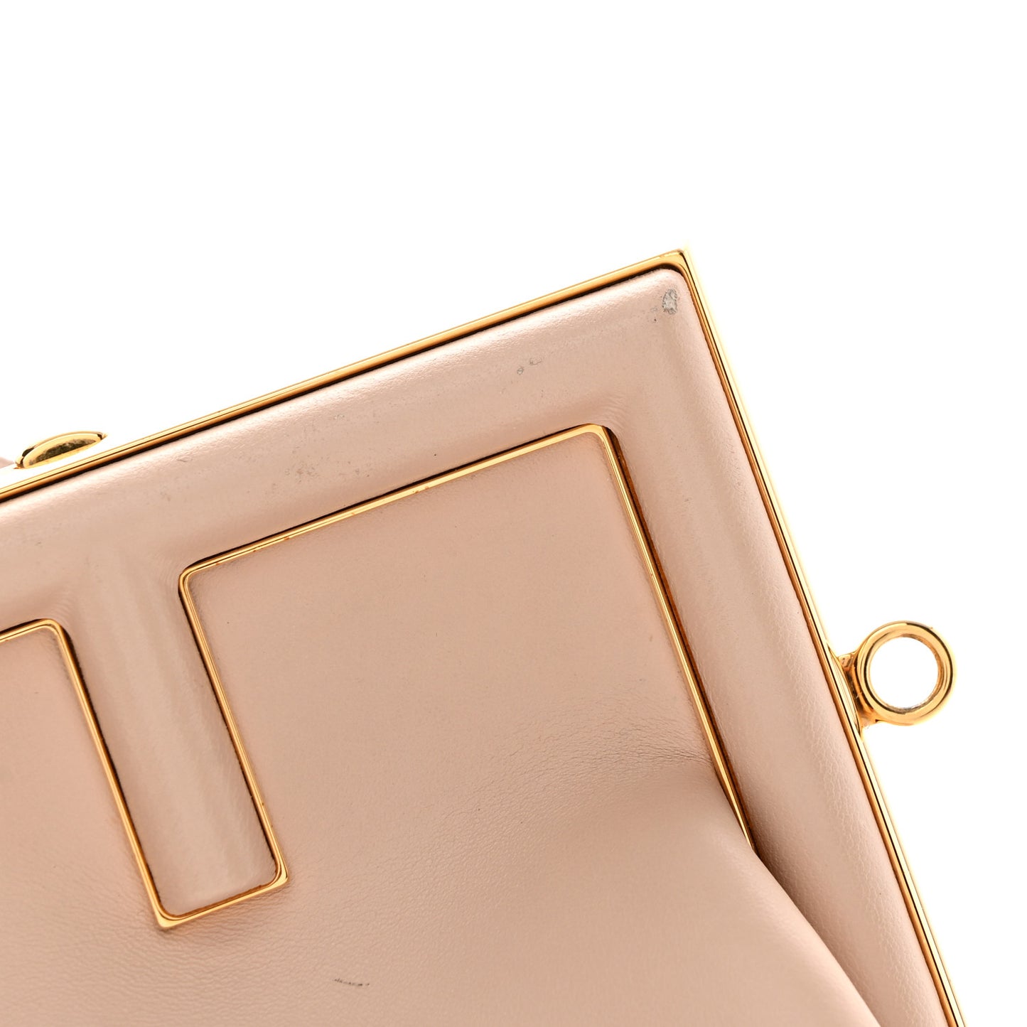 Shiny Nappa Small Fendi First Poudre