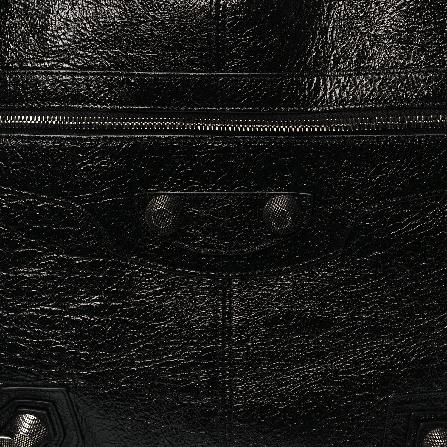 Balenciaga Agneau Arena Large Le Cagole Carry All Bag Black 9 of 11