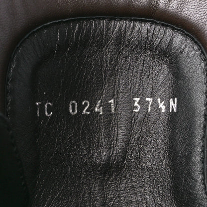 Louis Vuitton Calfskin Monogram Territory Flat Ranger Boots 37.5 Black 8 of 8