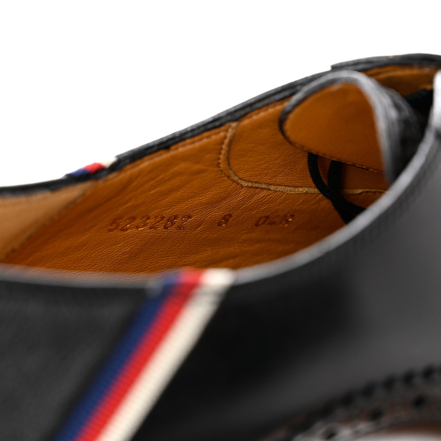 Calfskin Miro Soft Web Mens Spirit Wingtip Oxfords 8 Black