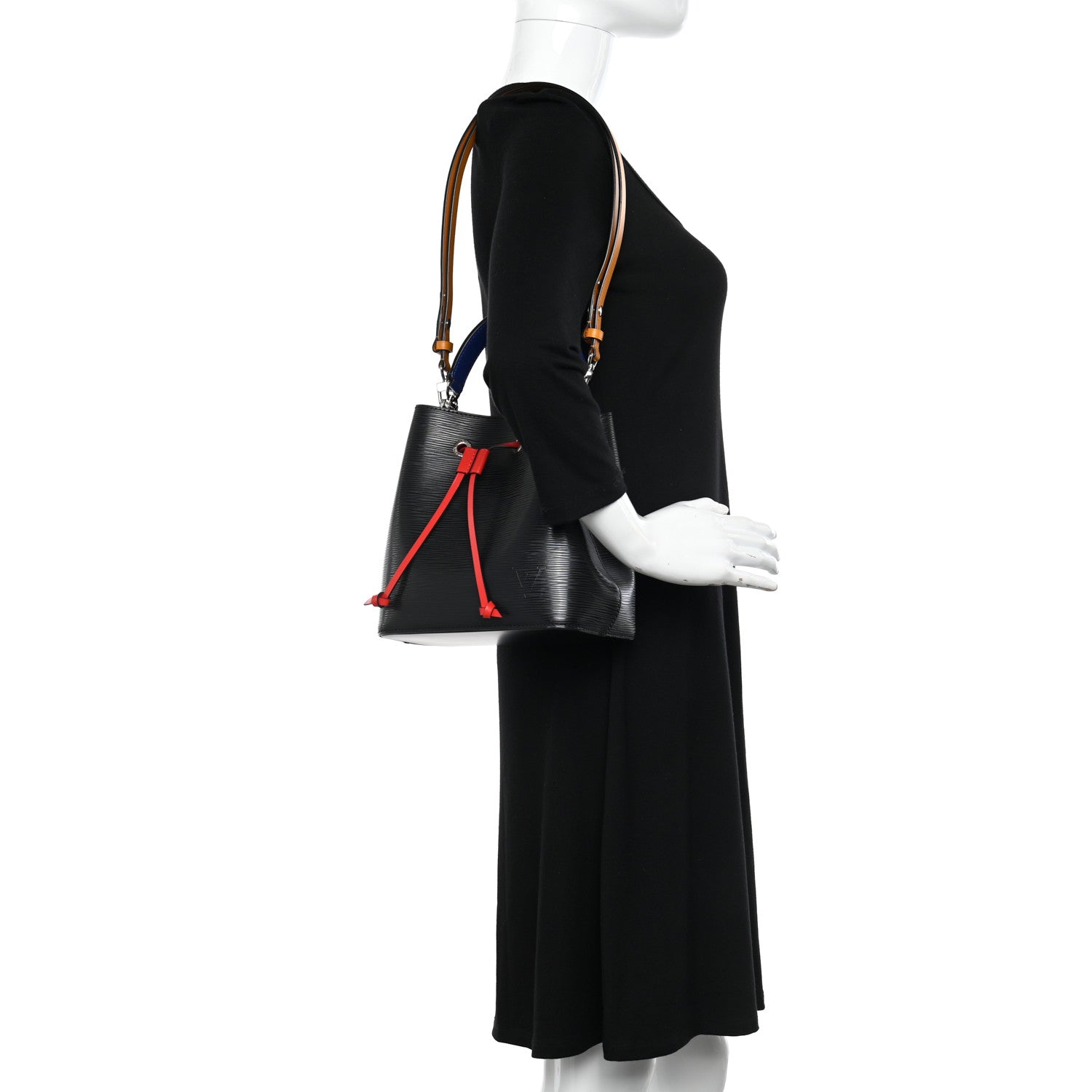 Louis Vuitton Epi Neonoe BB Black Safran 2 of 10