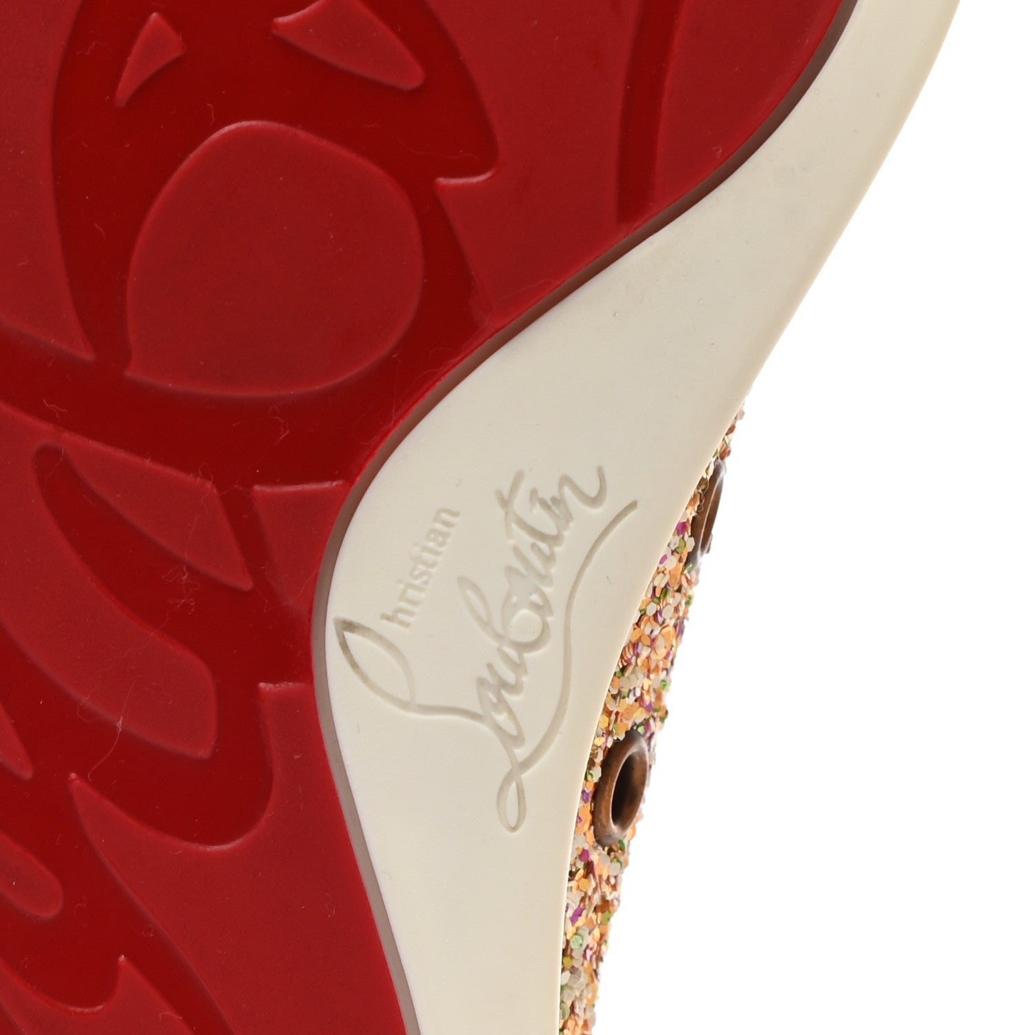 Christian Louboutin Glitter Nappa Rantus Orlato Sneakers 37 Multicolor 6 of 11