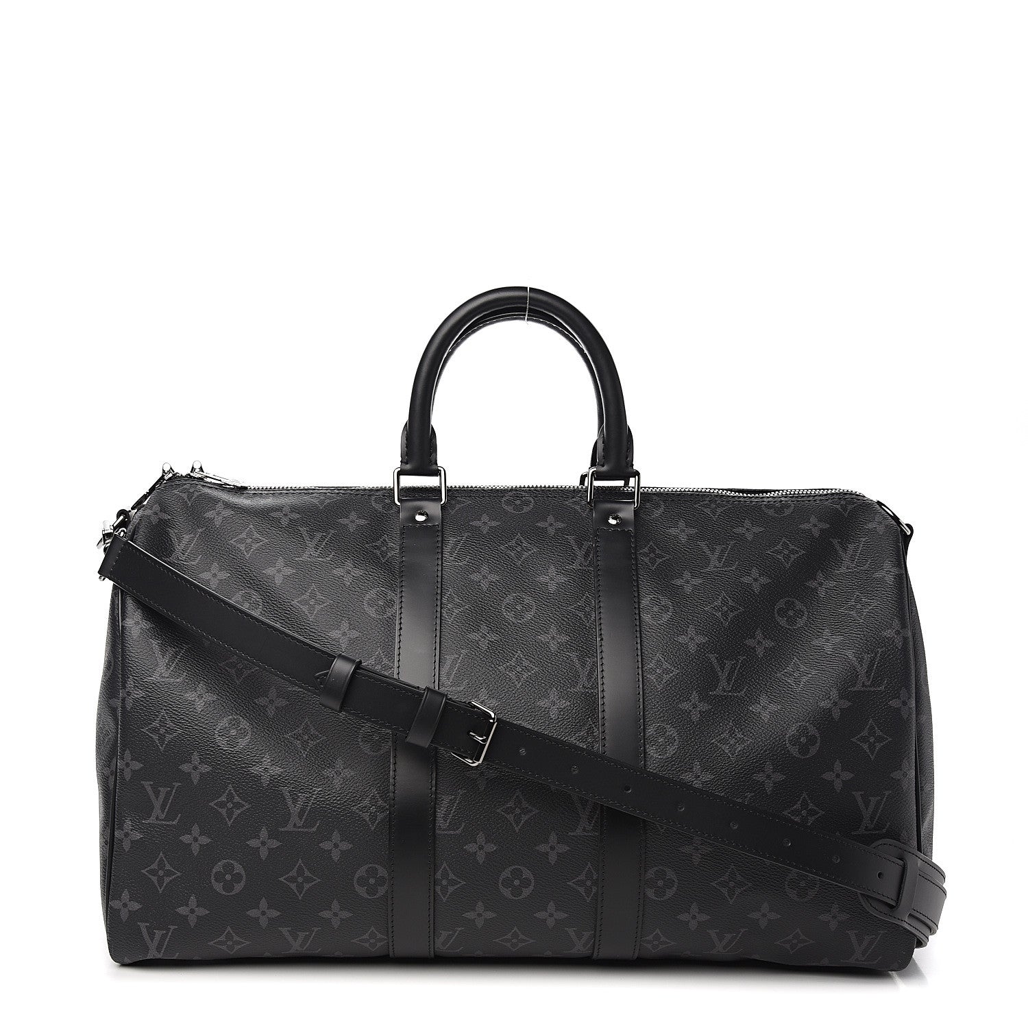 Louis Vuitton Monogram Eclipse Keepall Bandouliere 45 1 of 9