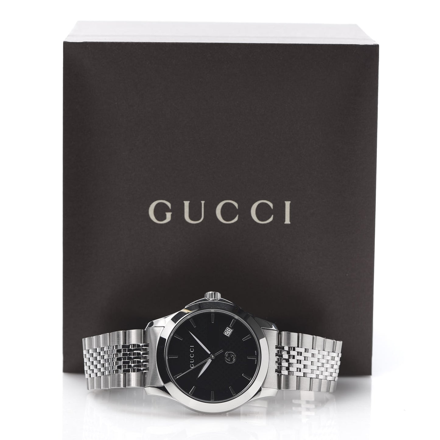 Stainless Steel 38mm G-Timeless Quartz Watch Black