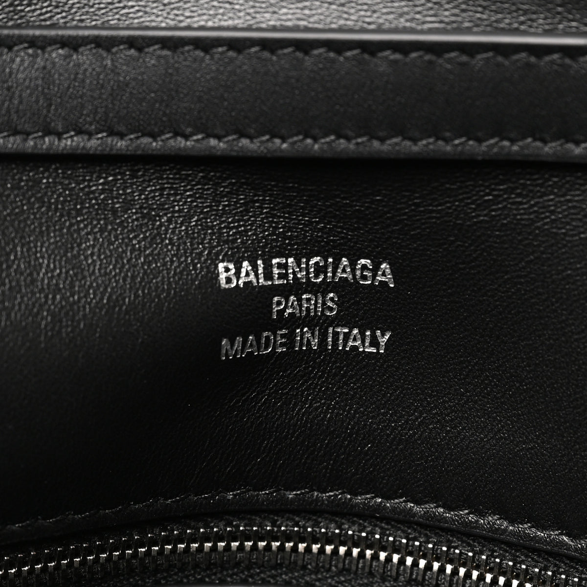 Balenciaga Natural Smooth Calfskin Small Rodeo Top Handle Handbag Black 6 of 10