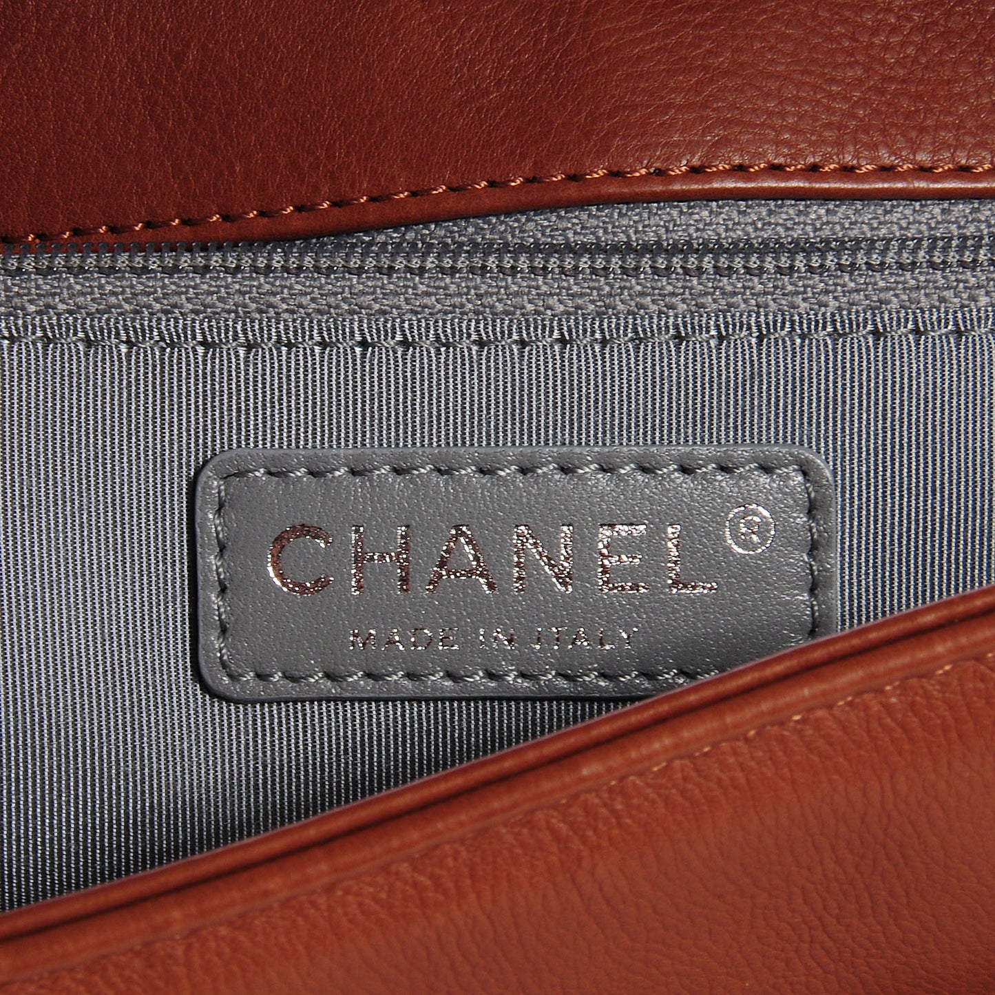 Calfskin Coco Bengal Accordion Flap Camel