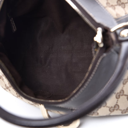 Gucci Monogram Medium D Gold Hobo Dark Brown 5 of 12