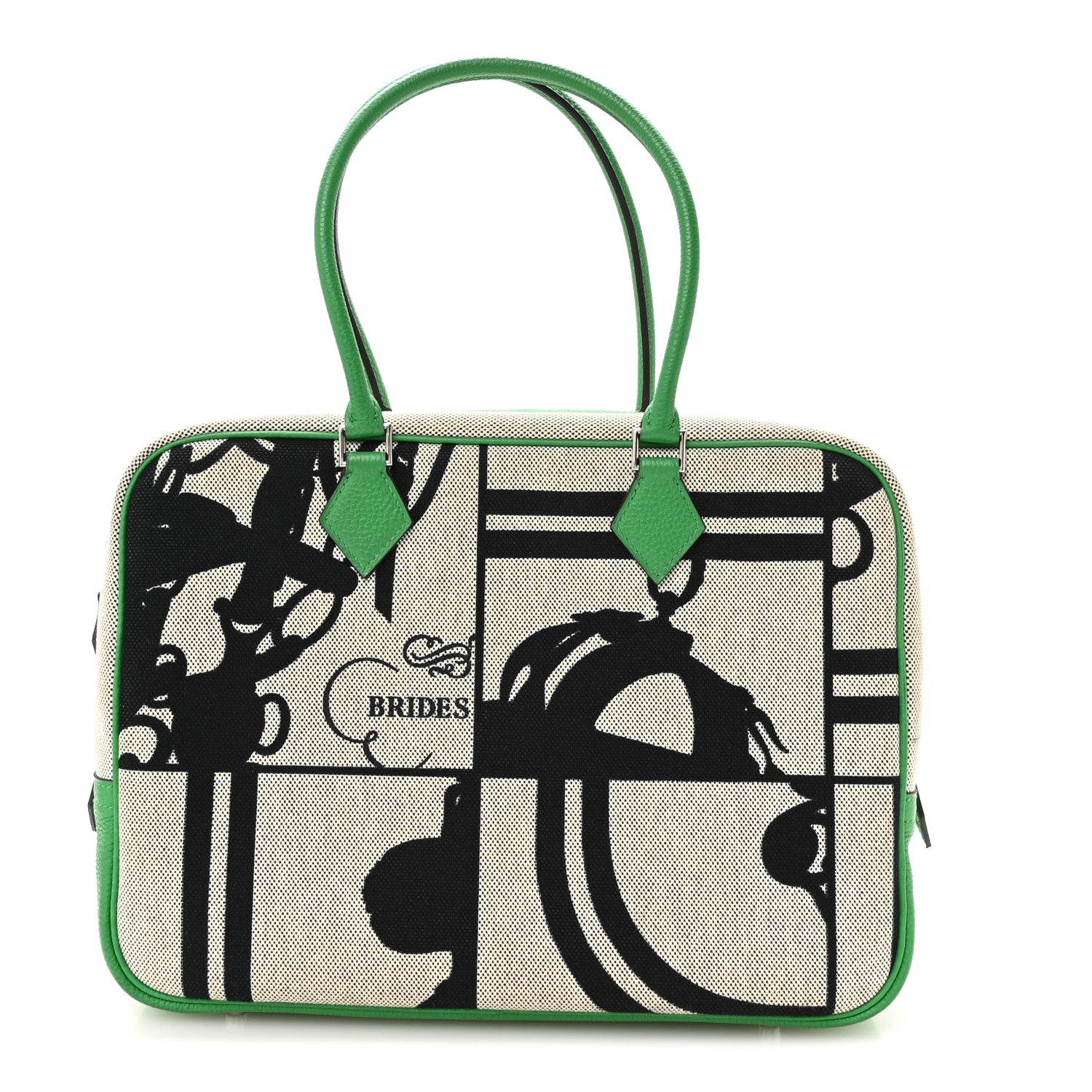 Hermes Togo Brides De Gala en Desordre Plume 32 Black Bambou 2 of 11