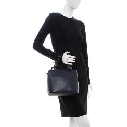 Celine Lambskin Small Soft Cube Satchel Navy 3 of 7