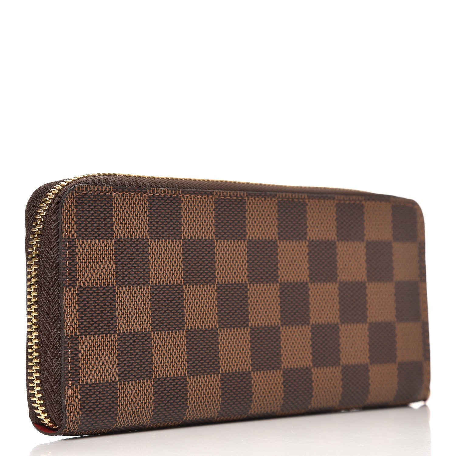 Louis Vuitton Damier Ebene Clemence Wallet Cherry 3 of 6