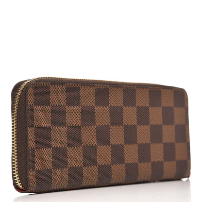 Louis Vuitton Damier Ebene Clemence Wallet Cherry 3 of 6