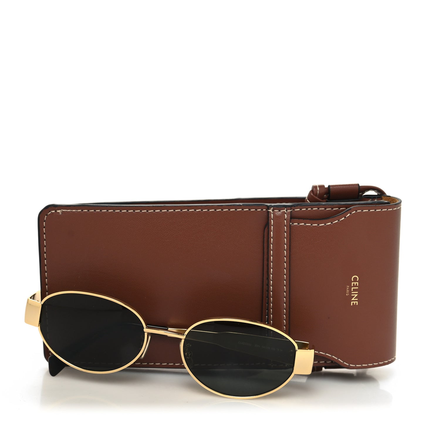 Metal Triomphe 01 Sunglasses CL40235U Gold Green