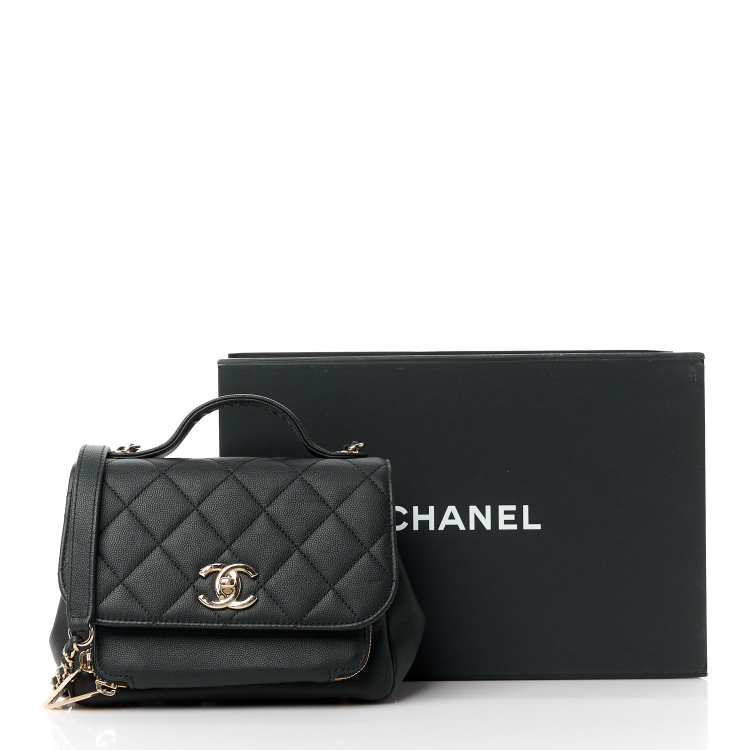 Chanel Caviar Quilted Small Business Affinity Flap Black 13 of 13