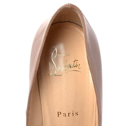 Christian Louboutin Patent Rolando 120 Pumps 37.5 Nude 7 of 8