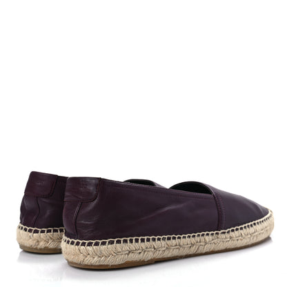 Saint Laurent Nappa Vendome Monogram Espadrilles 42 Barolo 4 of 7