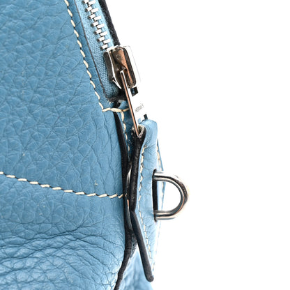 Hermes Taurillon Clemence Bolide 35 Bleu Jean 17 of 18