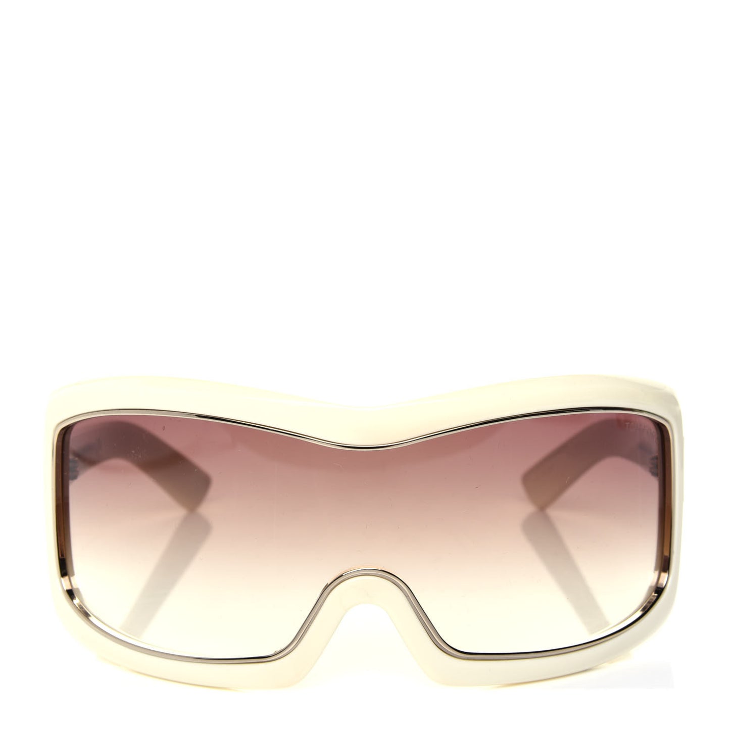 Olga Square Shield Sunglasses TF305 White