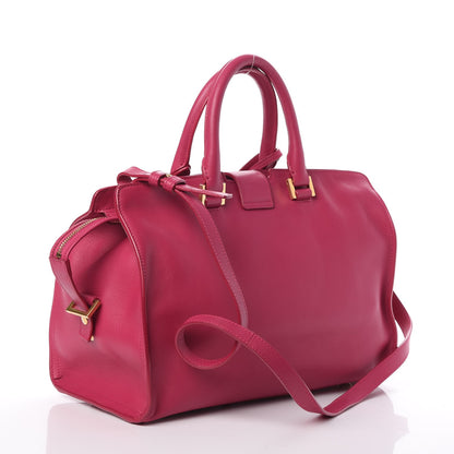 Saint Laurent Calfskin Small Classic Y Cabas Fuchsia 3 of 15