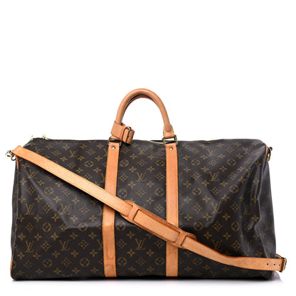 Louis Vuitton Monogram Keepall Bandouliere 55 1 of 25