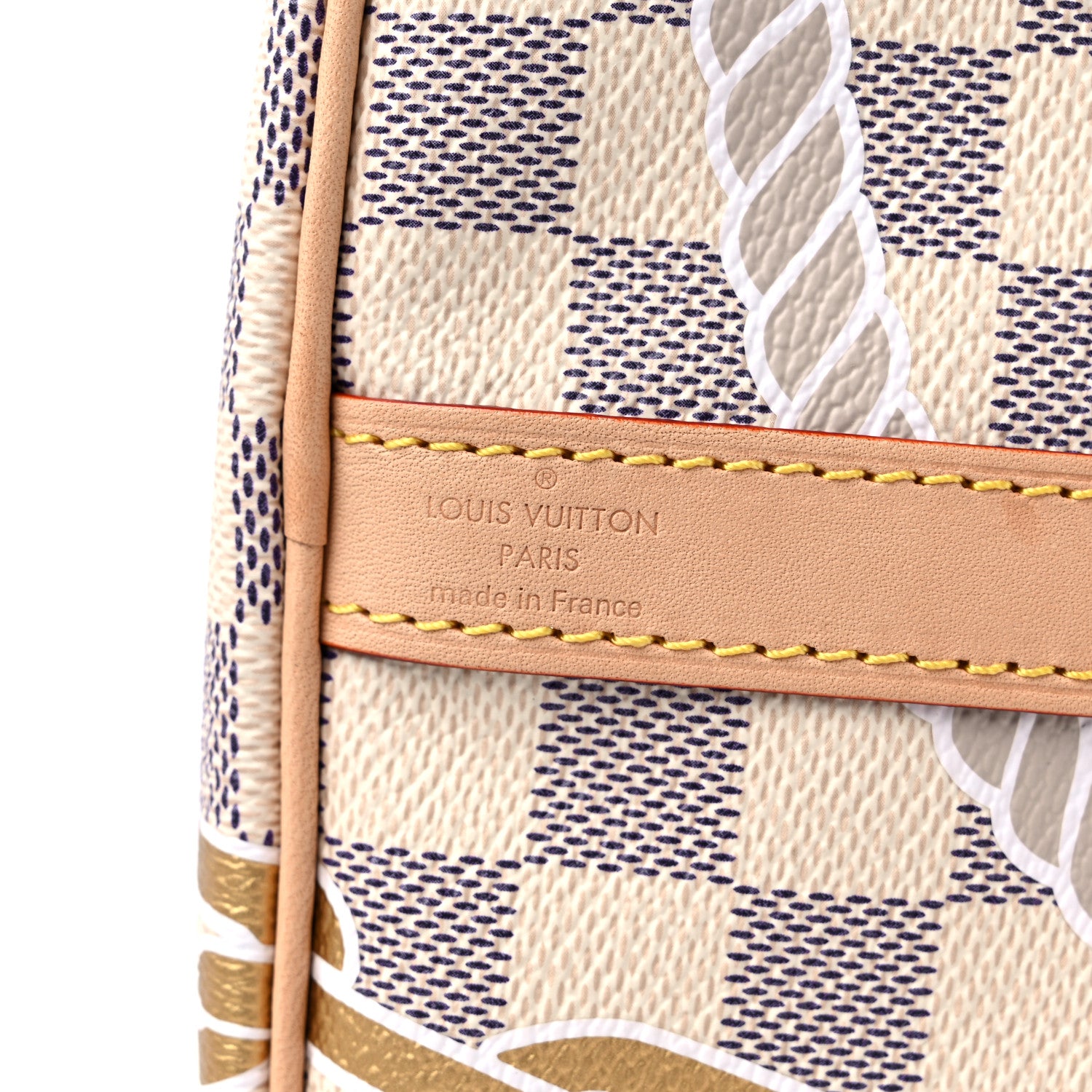 Louis Vuitton Damier Azur Nautical Speedy Bandouliere 25 9 of 9