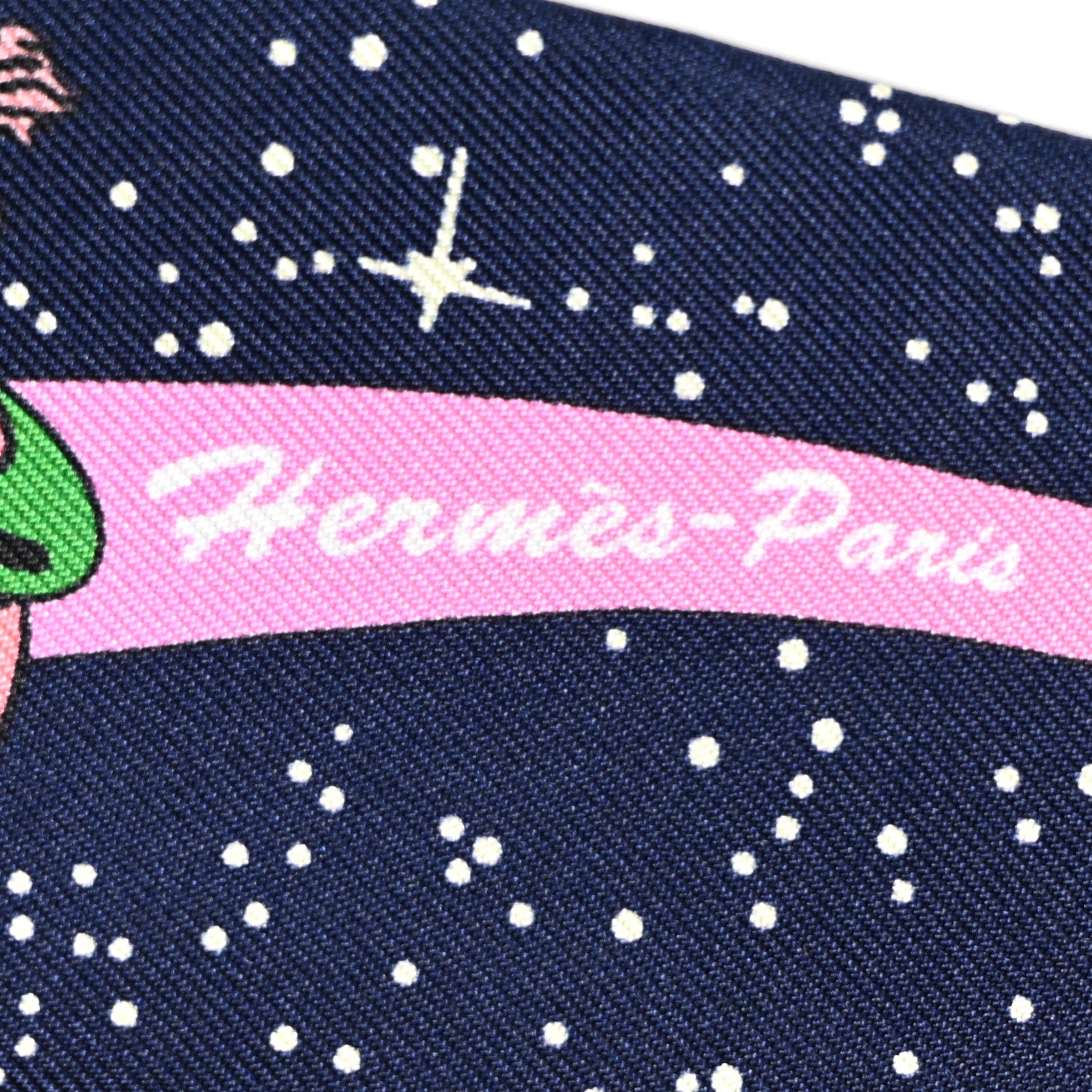 Hermes Silk Space Derby Twilly Marine Rose Multicolor 2 of 4