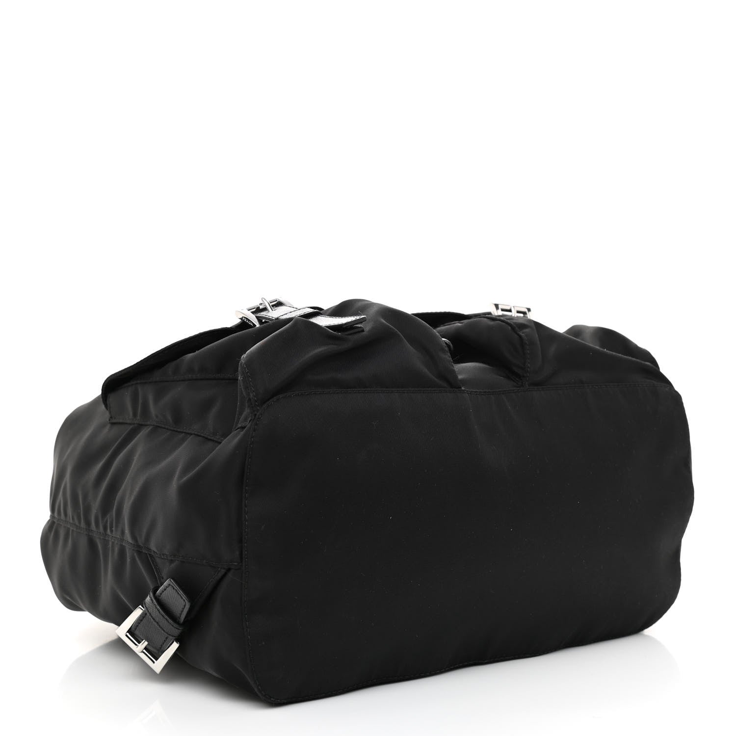 Prada Tessuto Nylon Saffiano Medium Backpack Black 4 of 9