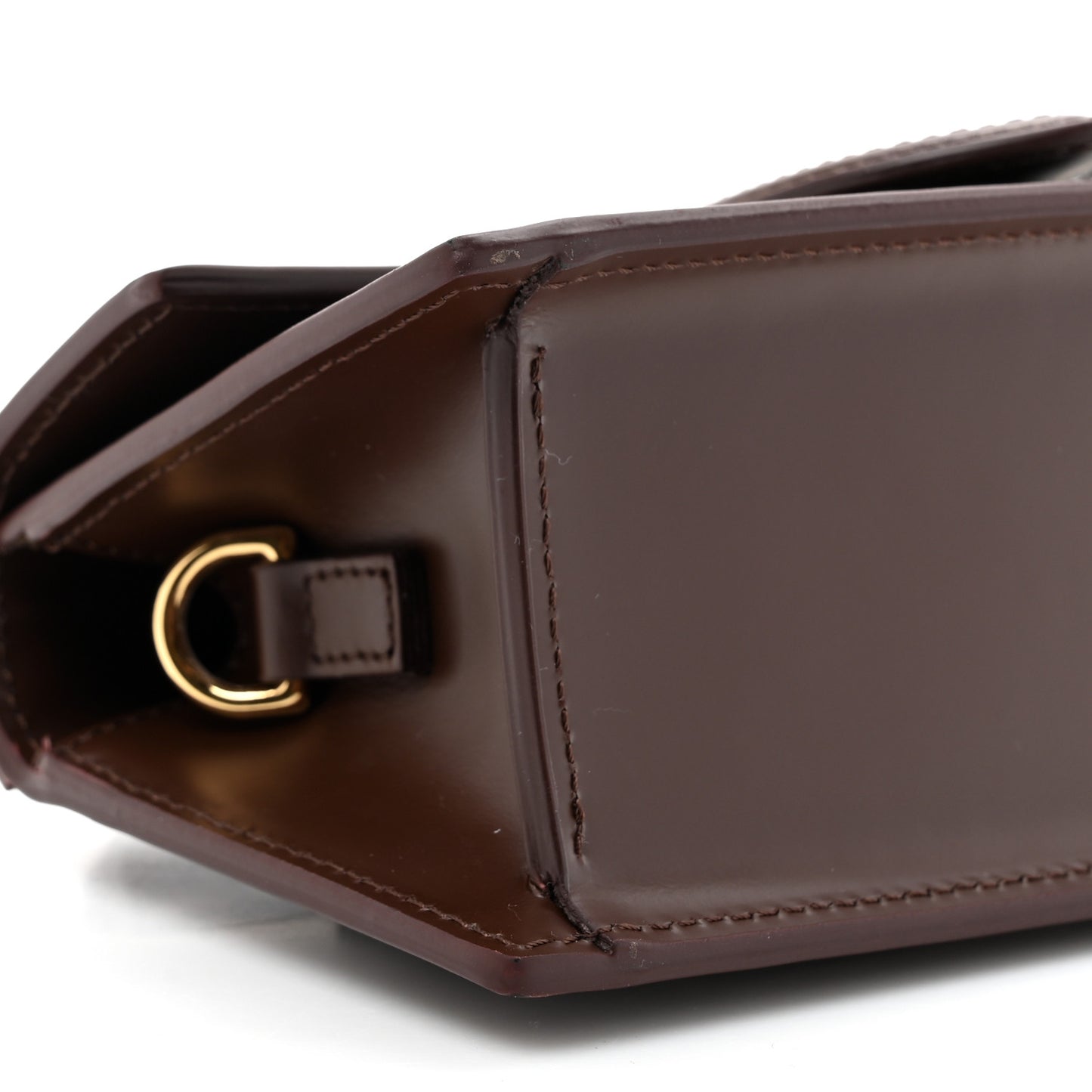 Smooth Calfskin Le Bambino Dark Brown