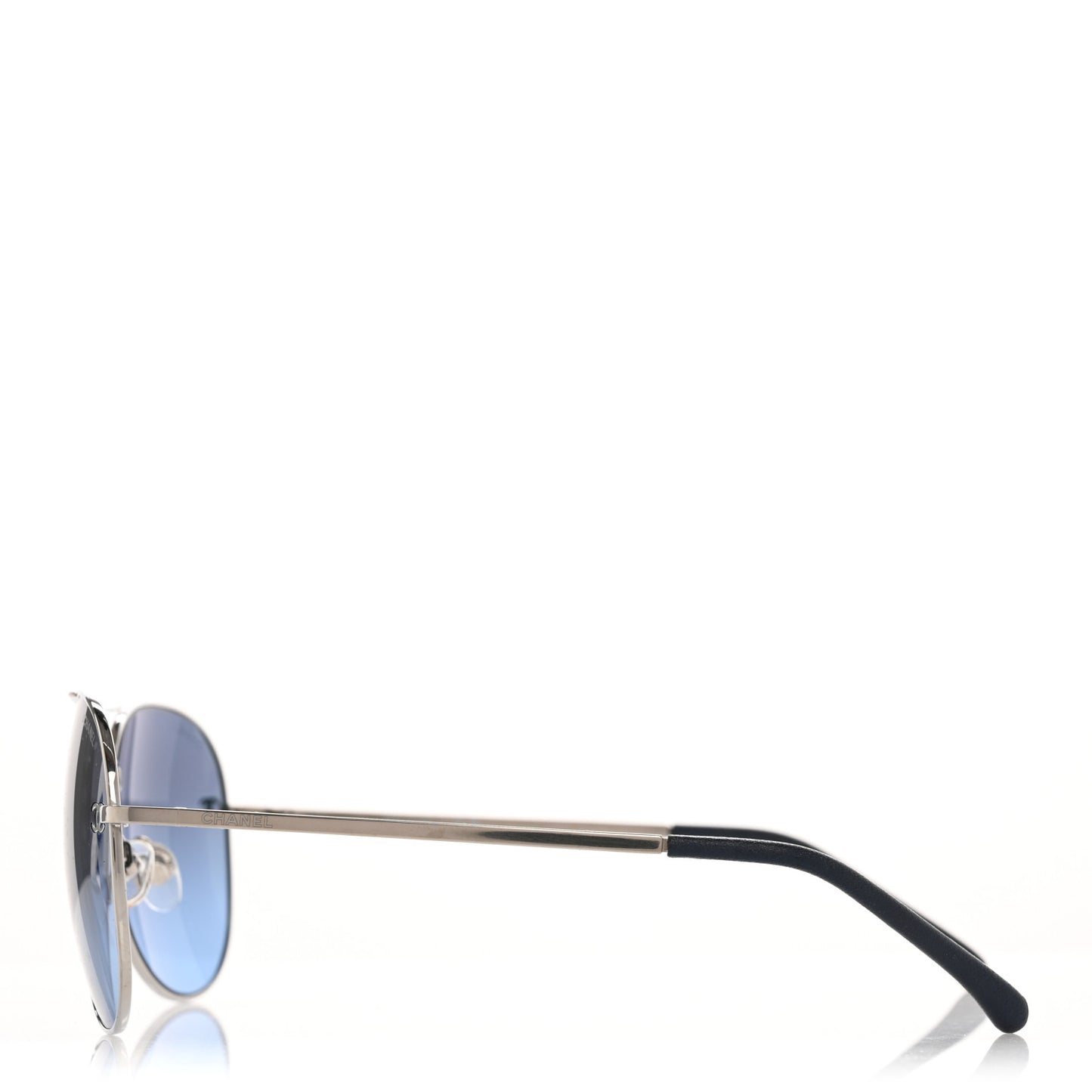 Metal Pilot Aviator CC Sunglasses 4189-T-Q Silver