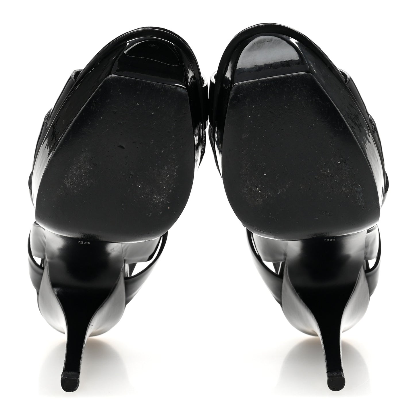 Patent Tribute 105 Platform Sandals 38 Black