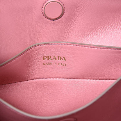 Prada Saffiano Cuir Medium Double Bag Cammeo Rosa 8 of 11