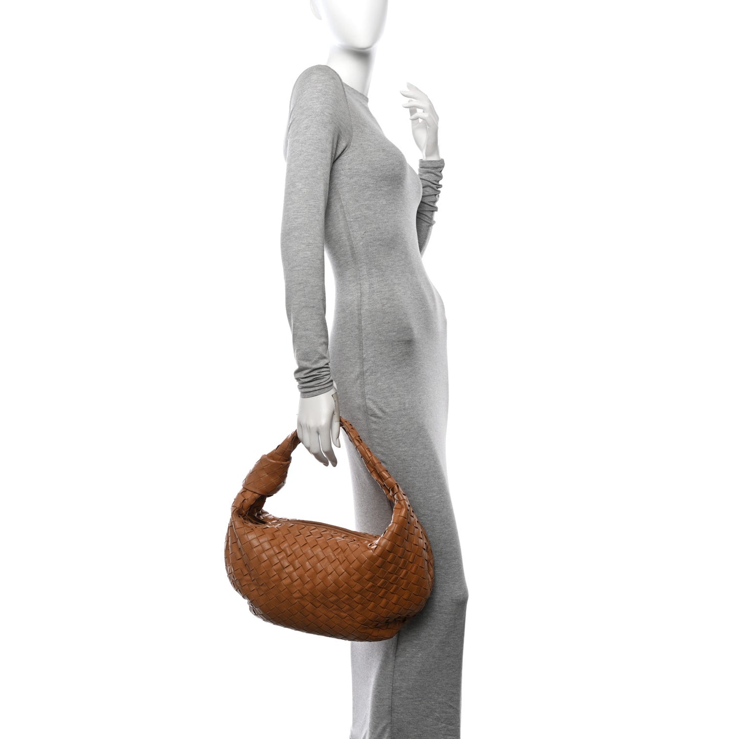 Nappa Intrecciato Small Jodie Caramel