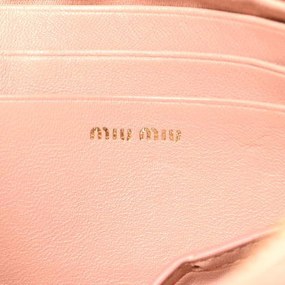 Miu Miu Nappa Matelasse Crossbody Bag Orchidea 6 of 9