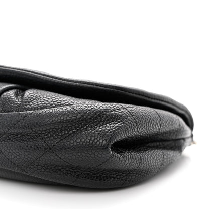 Chanel Caviar Half Moon Wallet On Chain WOC Black 11 of 12