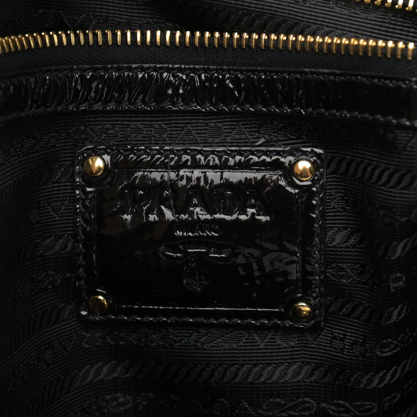 Tessuto Nylon Chain Shoulder Bag Nero Black